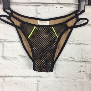 Beach Bunny Bronze Mesh Bikini Bottom XS
